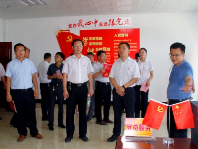 梁山縣委常委、組織部部長(zhǎng)王建一行蒞臨天意機(jī)械調(diào)研