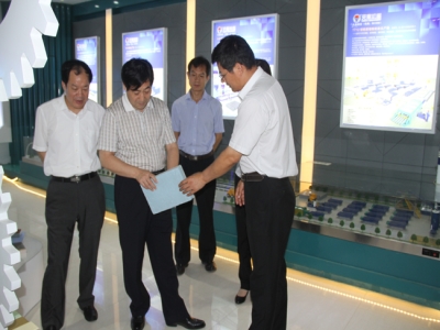 兗州區(qū)副區(qū)長劉曉林一行蒞臨天意機(jī)械指導(dǎo)工作！