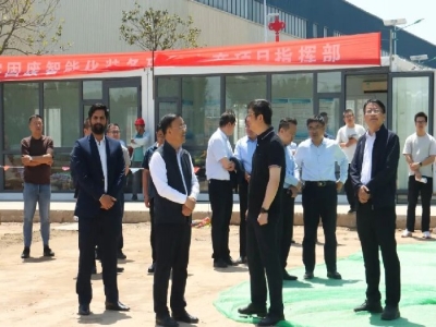 王慶帶隊調(diào)研天意機械大宗固體廢物循環(huán)利用技術及智能化裝備研發(fā)生產(chǎn)項目